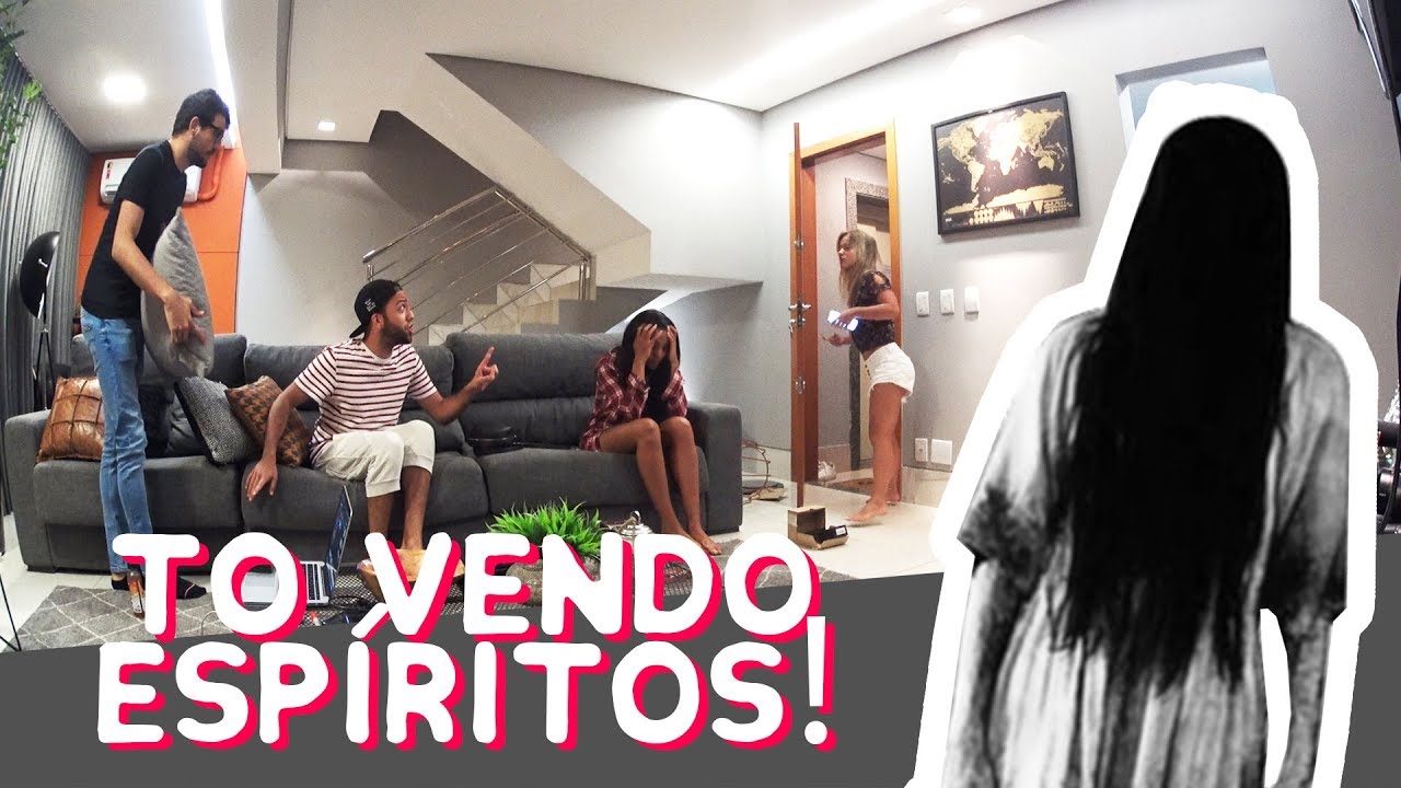 Tô vendo espíritos! (Trollando os meus amigos)