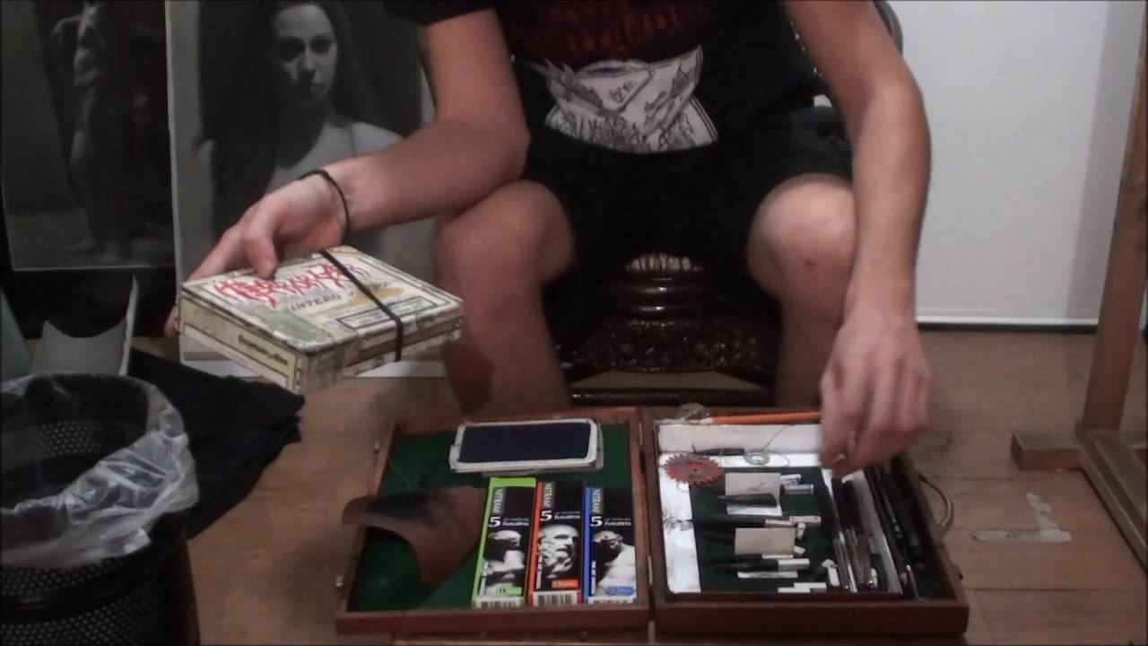 How to sharpen, store and transfer your charcoals for drawing