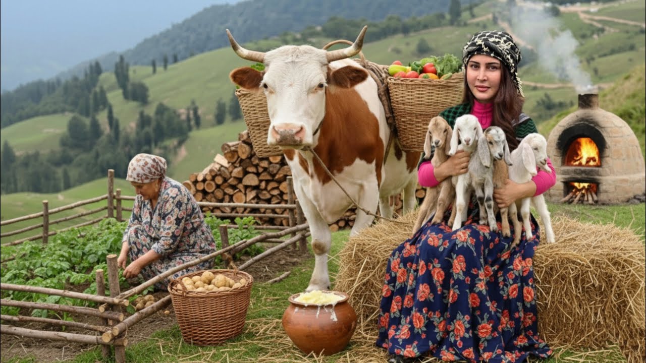 Кочевая жизнь: картофель, родниковая вода и деревенская пицца!