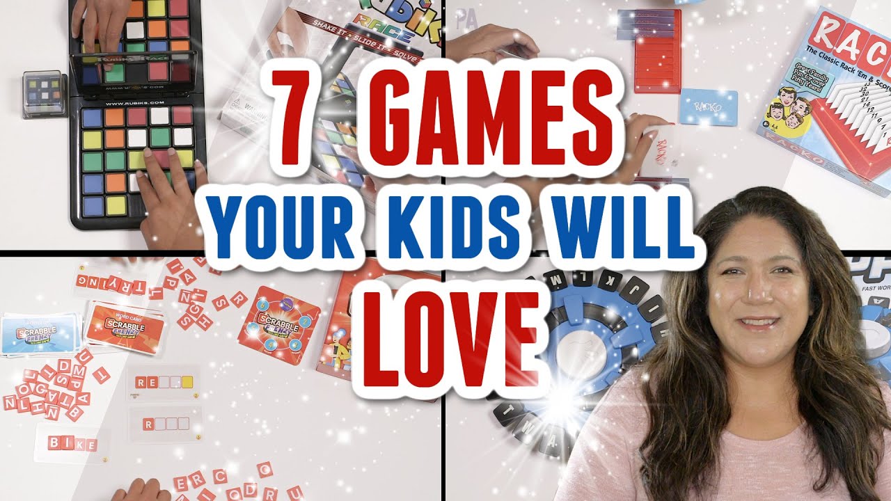 *7* Family Games that are QUICK & EASY to Learn & Play