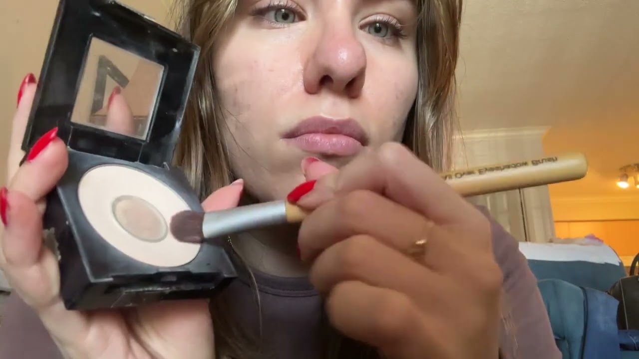 ASMR Doing Your Hair and Makeup No Talking