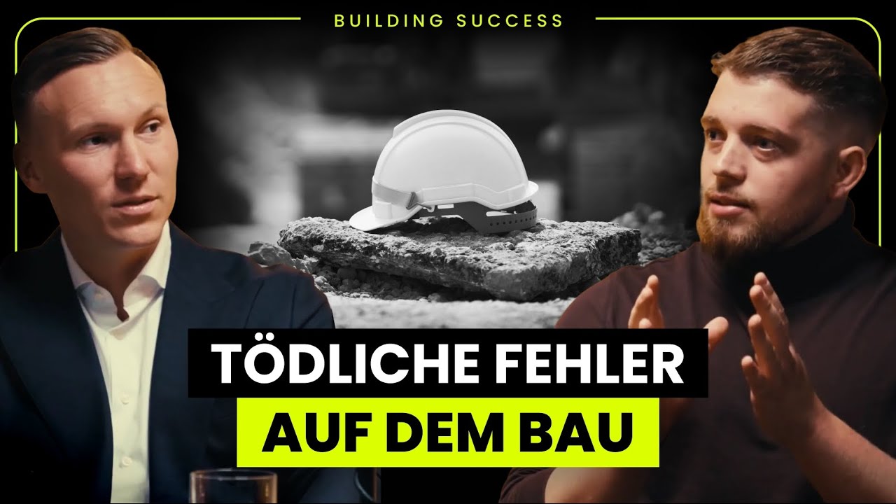 Warum die Baubranche ein tödliches Risiko trägt! Unfälle, Suizid & Gefahren mit Dennis Vogtmann!