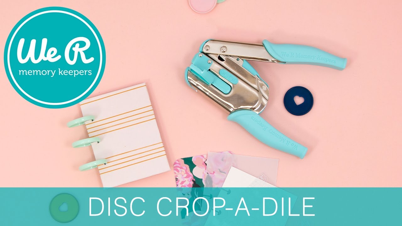 Perforadora de DISCO Crop-A-Dile Power Punch We R Memory Keepers