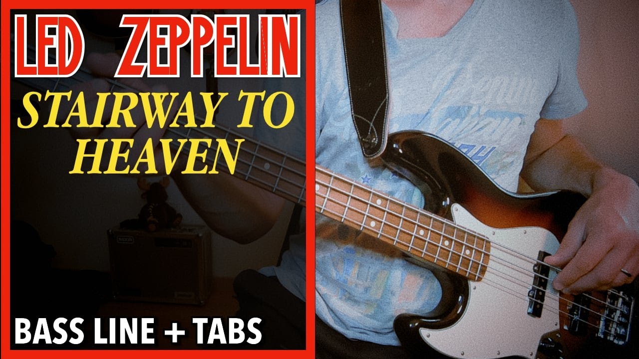 Led Zeppelin - Stairway To Heaven /// BASS LINE [Play Along Tabs]