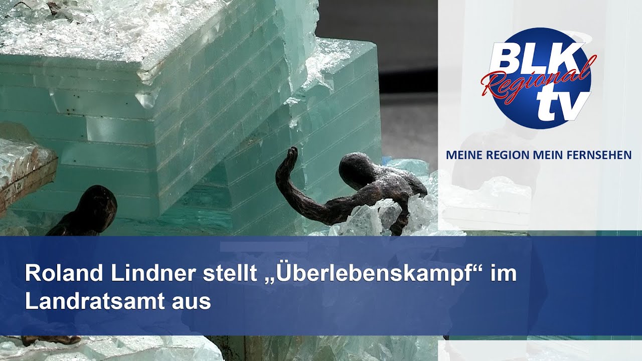 Roland Lindner stellt „Überlebenskampf“ im Landratsamt aus