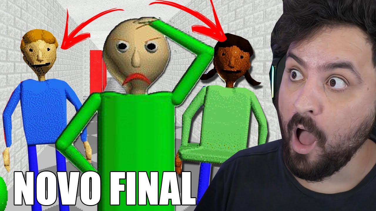 O BALDI TEM NOVOS ALUNOS na SUA ESCOLA....SÃO ATERRORIZANTES !! - Baldi's Basics Plus 0.10 UPDATE