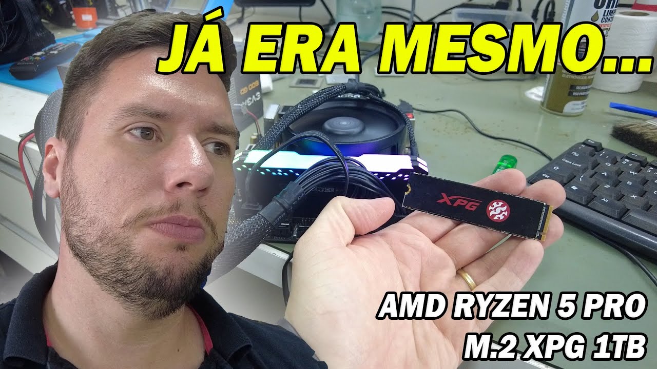 MEU NVME M.2 DE 1TB DA XPG ESTRAGOU DO NADA, COM O EQUIPAMENTO PARADO!