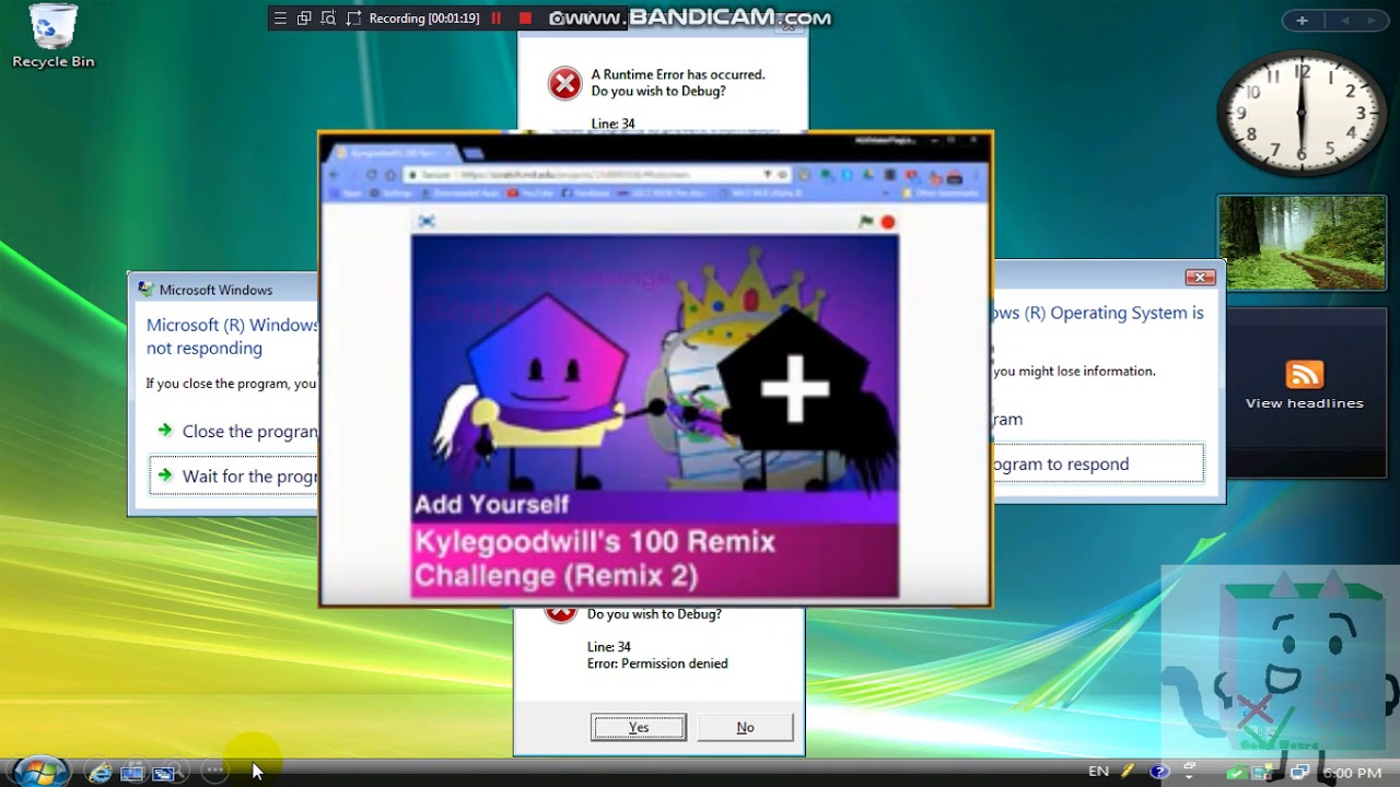 Windows Vista Crazy Error With Pearl Sounds