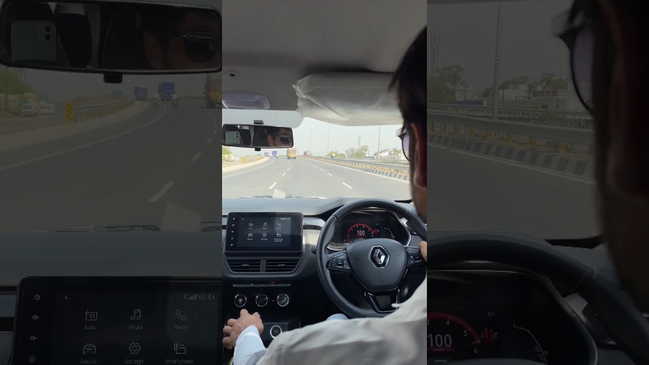 KIGER NON TURBO 0 TO 100 TEST #up64xpert #kiger #renault