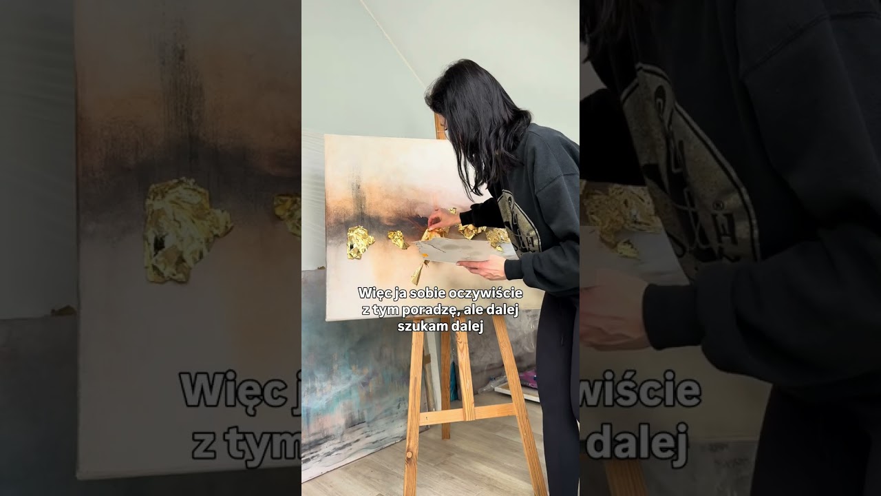Moje eksperymenty podczas malowania obrazu 