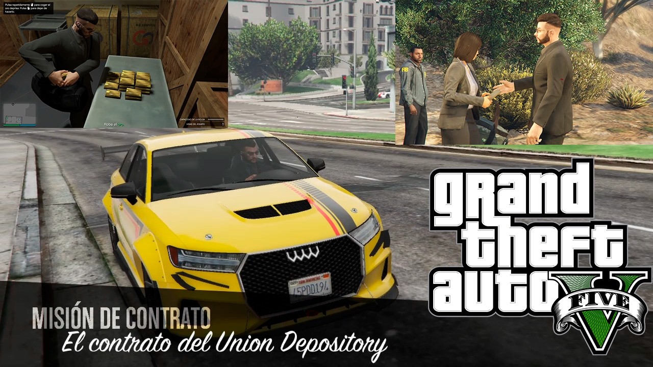 El contrato del Union Depository, mini golpe del taller en GTA 5 ONLINE