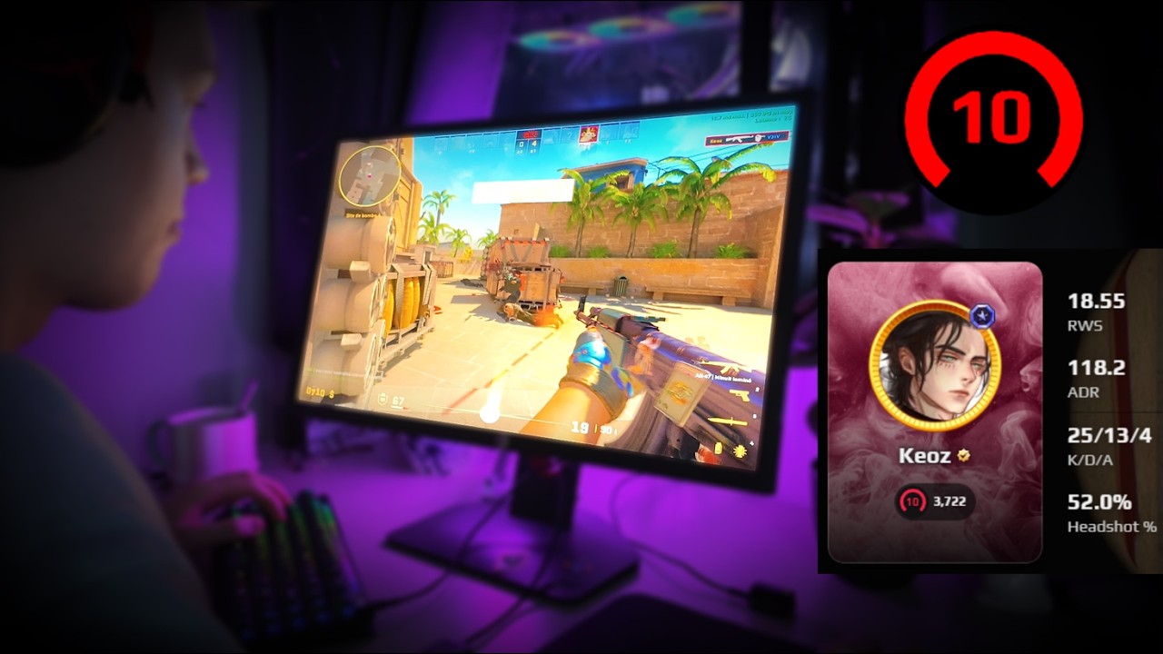 3700 Elo FACEIT &ndash; POV #25 | 360Hz &bull; 4K 60FPS