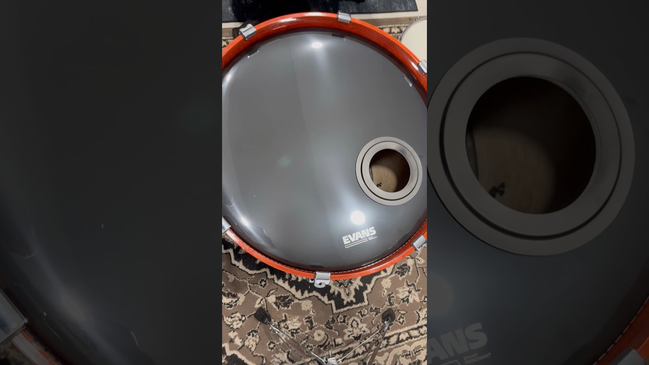 Evans Bass Drum heads. 