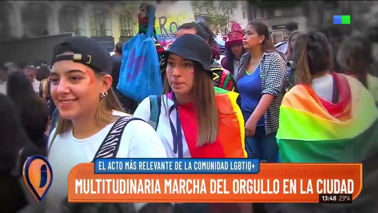 🏳️‍🌈 Multitudinaria marcha del Orgullo en la Ciudad de Buenos Aires
