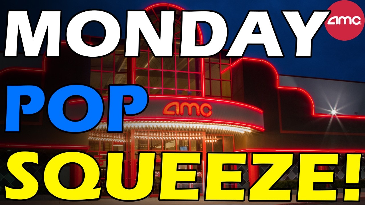 AMC 91% RETAIL DARK POOL! MONDAY SQUEEZE! Short Squeeze Update