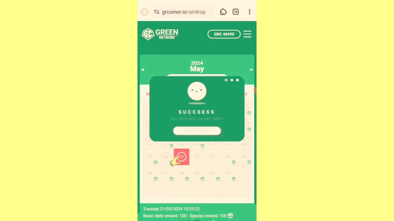 How to Add your Withdrawal Address on Green Network Mining // Green Network Withdrawal