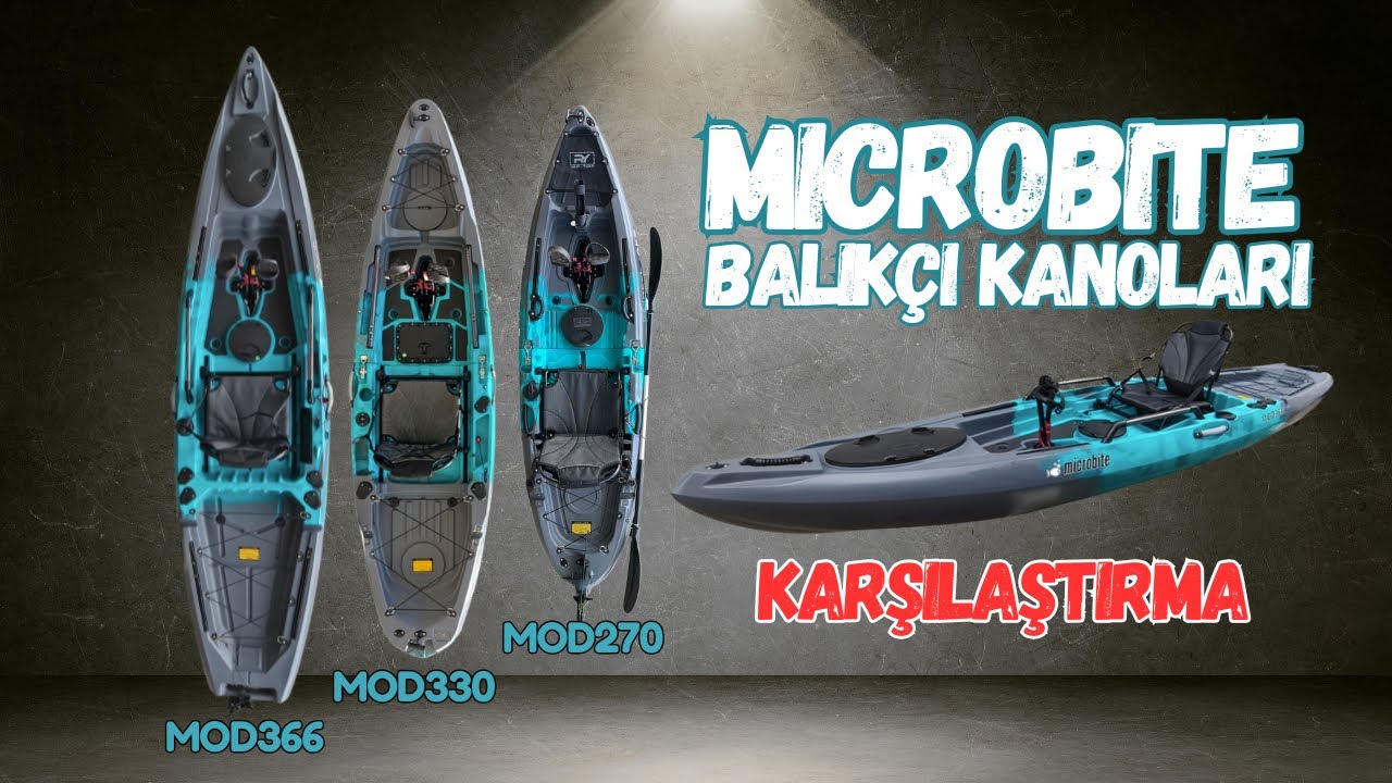 Microbite Balıkçı Kanoları Karşılaştırma: MOD270 - MOD330 inceleme