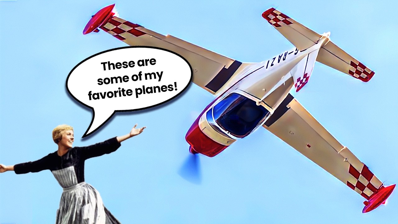 Some of my favorite airplanes rolled into one video.
