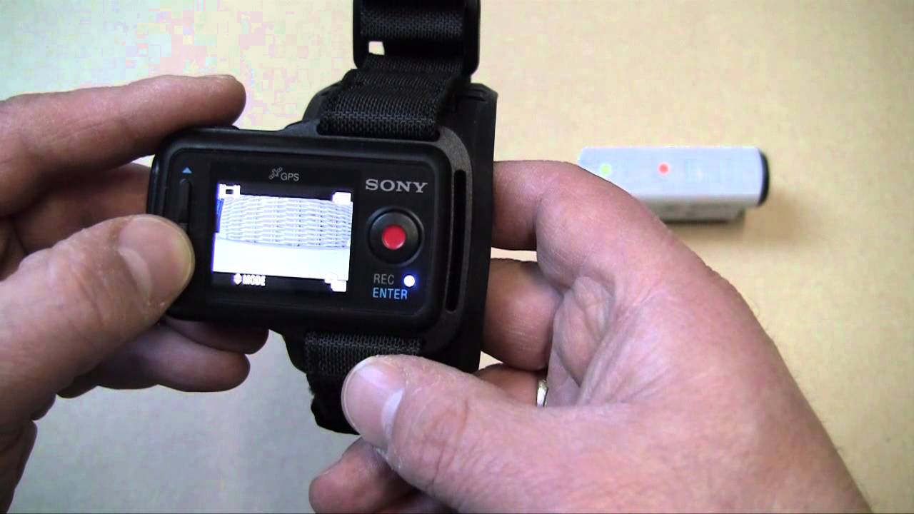 Sony action cam HDR-AZ1 connect met Monitor