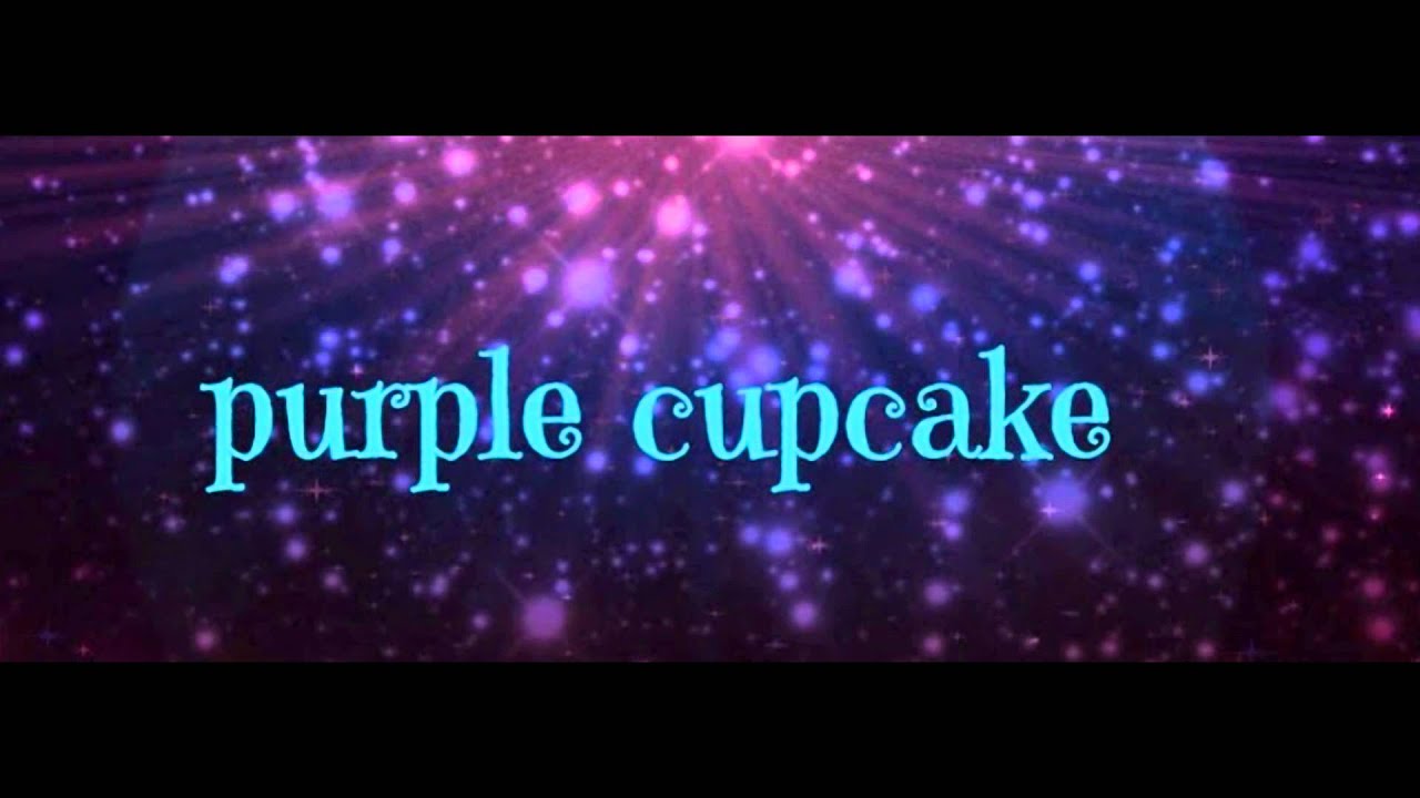 purple cupcake