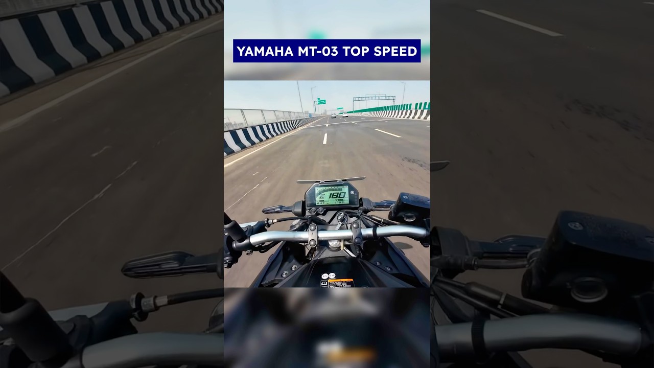 Yamaha MT-03 Top Speed Test🚀1st To 6th All Gears Top Speed #mt03 #yamahamt03 #yamaha