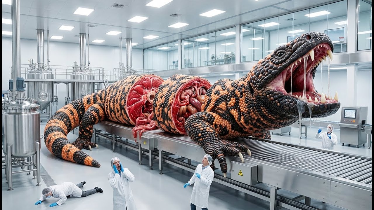 Inside A Massive Gila Monster Center: Harvesting Venom Peptides For Diabetes Medications