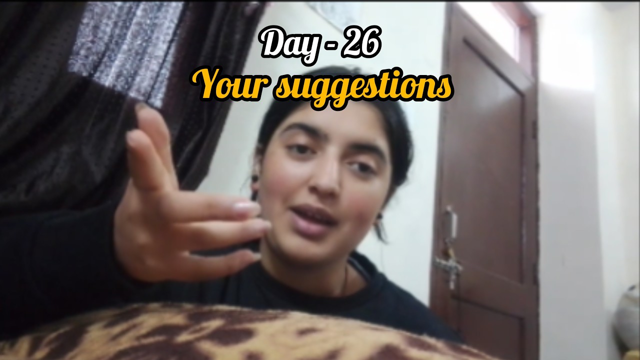 Day - 26 speech topic - need some suggestions.