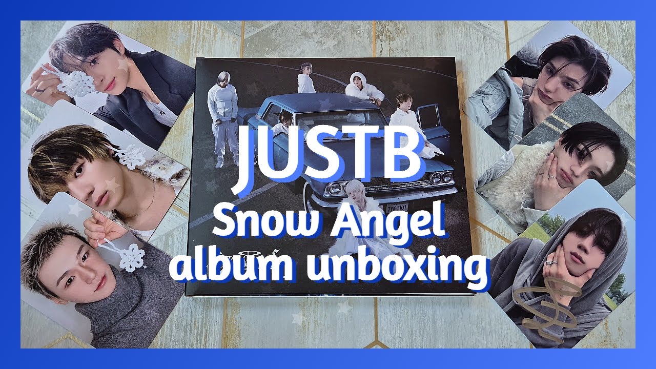 ❄️ JUSTB - Snow Angel album unboxing ❄️