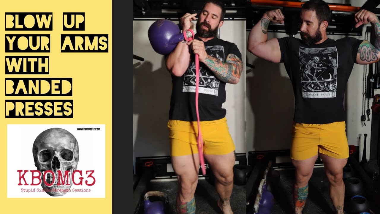 Simple Way To Increase your Kettlebell Press Strength : Kettlebell and Resistance Band