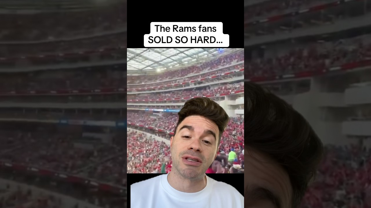 #rams fans should be ASHAMED! This is SELLING at an ELITE level💀 #nfl #larams #49ers #nflfootball