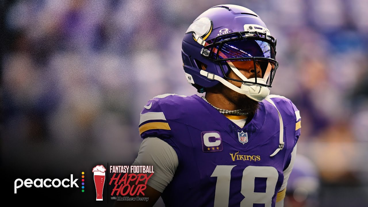 Vikings WR Justin Jefferson ‘trending in right direction’ | Fantasy Football Happy Hour | NFL on NBC