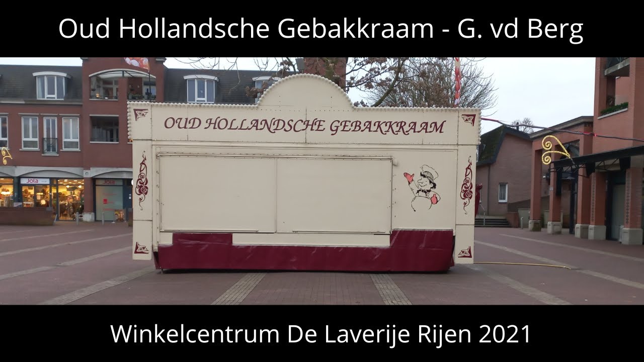 Oud Hollandsche Gebakkraam - G. vd Berg (Impressie) Winkelcentrum De Laverije Rijen 2021
