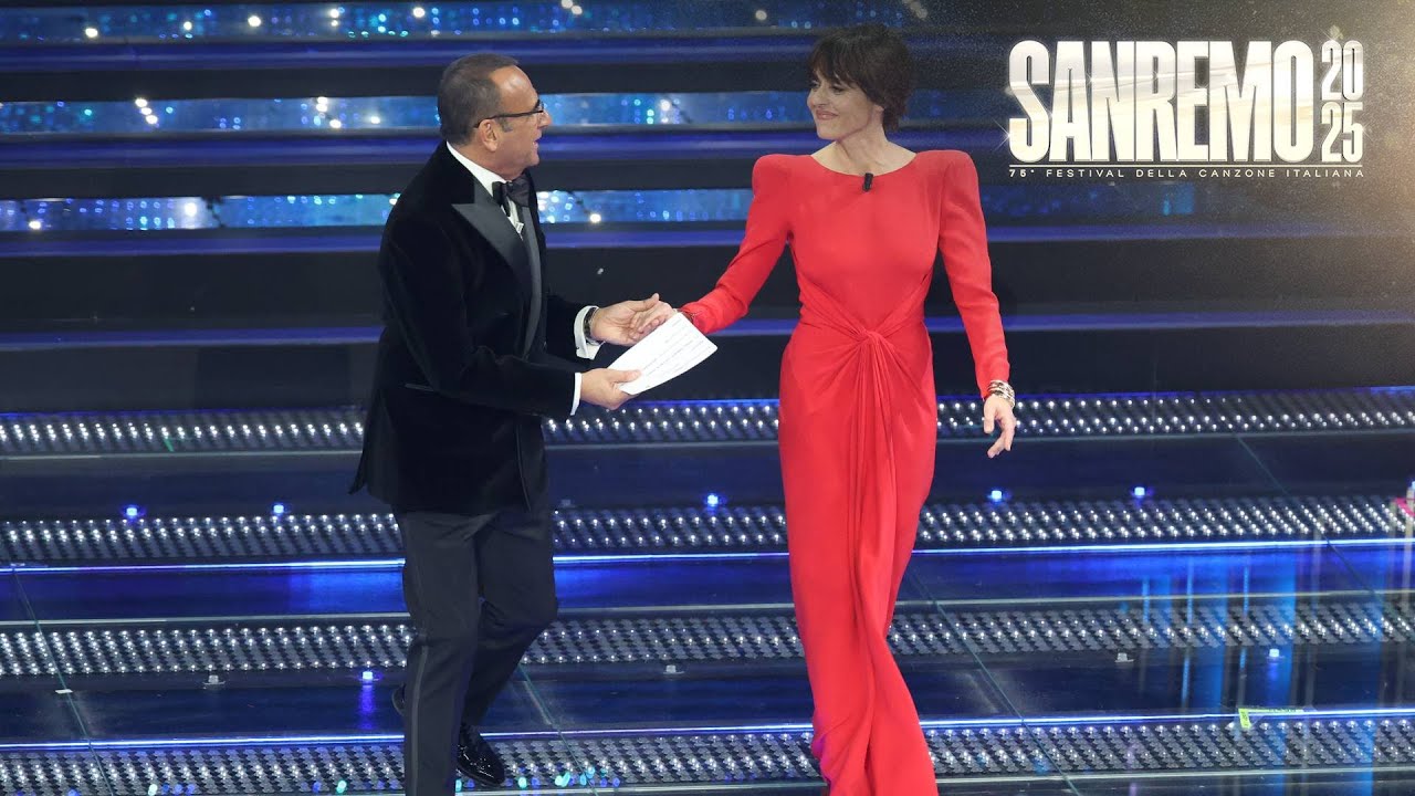 Sanremo 2025 - Vanessa Scalera ospite della serata finale del Festival