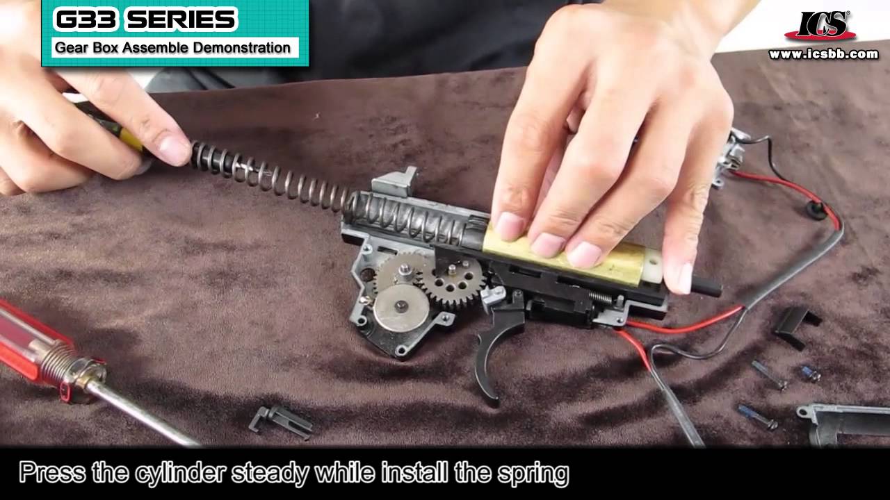 ICS G33 Gear Box Assemble Demonstration