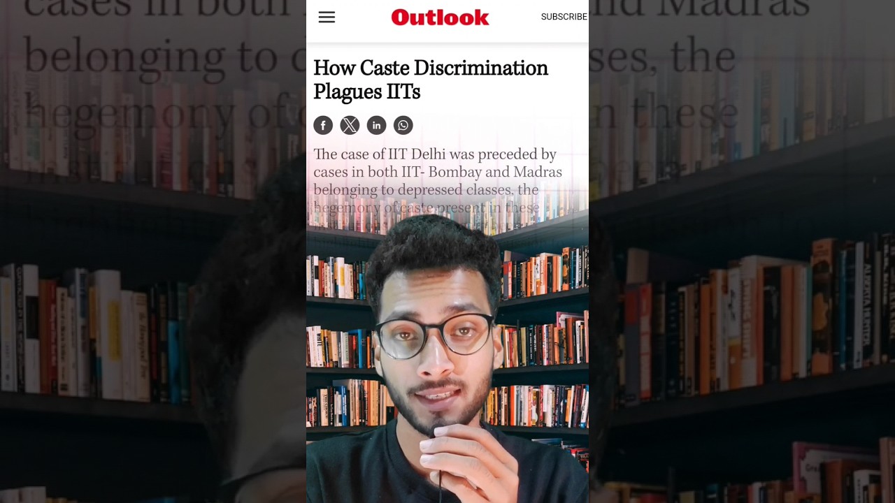 Caste discrimination in IITs 