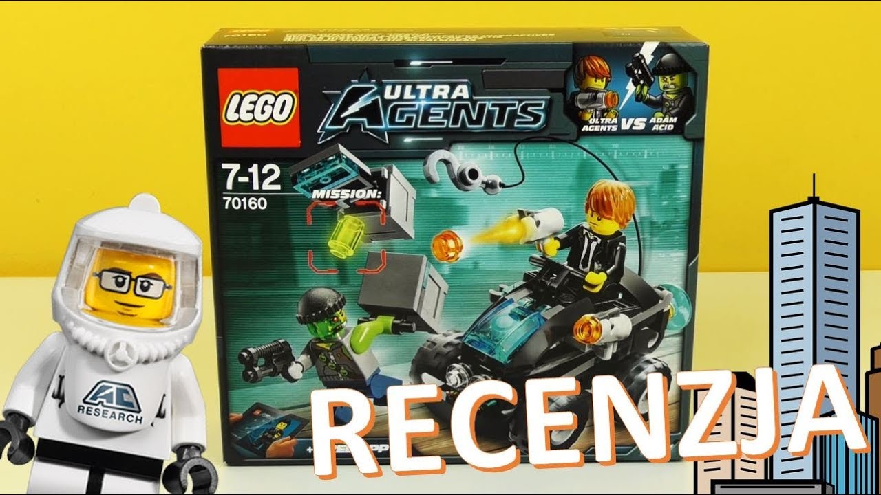 LEGO Ultra Agents Pościg quadem 70160 / RECENZJA