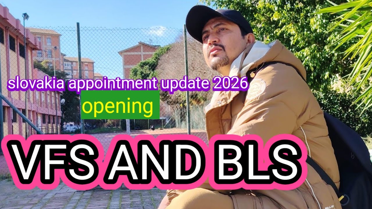 Slovakia Appointment date  VFS /BLS Update/ Slovakia Visa 2026 /How to get Slovakia Work Visa 2026? 