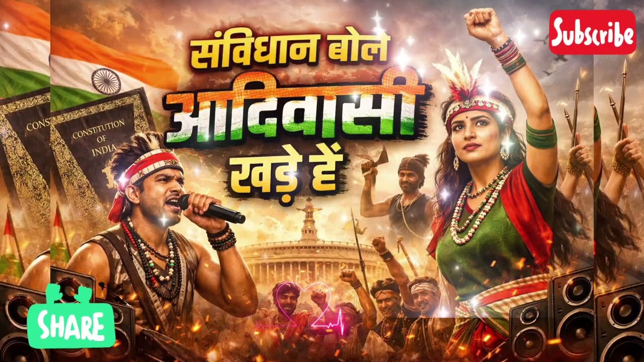 संविधान की आवाज़ – आदिवासी खड़े हैं आज! #song #gondwana #cgsong #gondipata #gondwanageet 