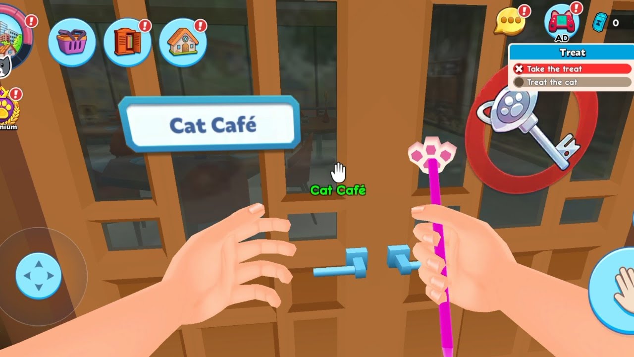My Per Stray Cat Simulator - Cat Cafe - Gameplay