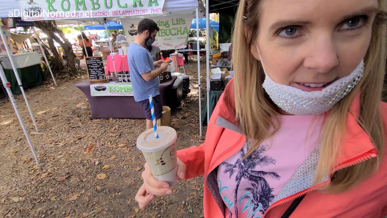 Coconut Grove Saturday Organic Farmers Market | TOUR in 4K | Miami, FL
