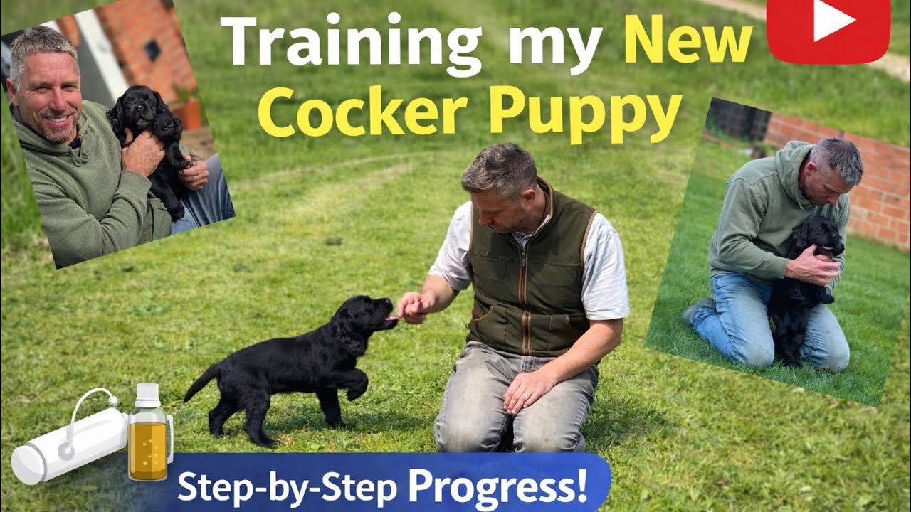Ep-1 Training my New Working Cocker Spaniel Puppy