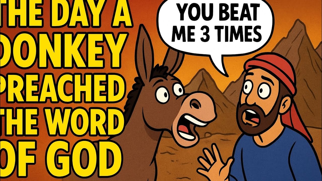 The Talking Donkey That Shocked a Prophet 🐴 Forgotten Bible Story #BibleBreakdown #BibleStories 