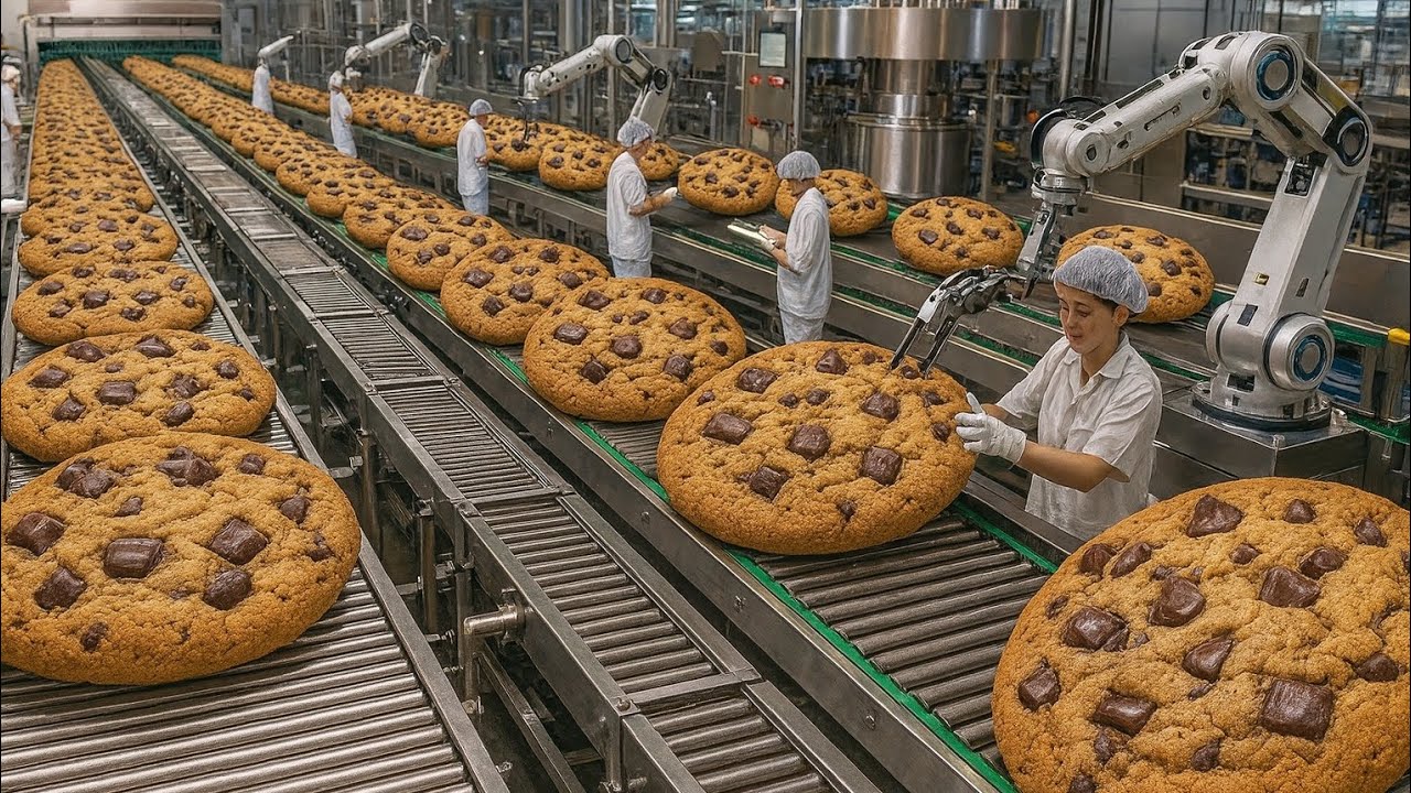 Inside a Modern Biscuit Factory 🍪 How Biscuits Are Made at Industrial Scale | Full Process
