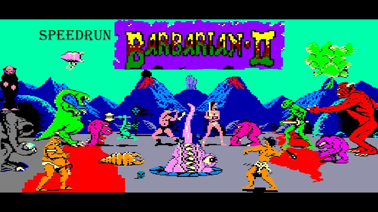 Barbarian 2 Amstrad Speedrun 9'8''17 Superplay