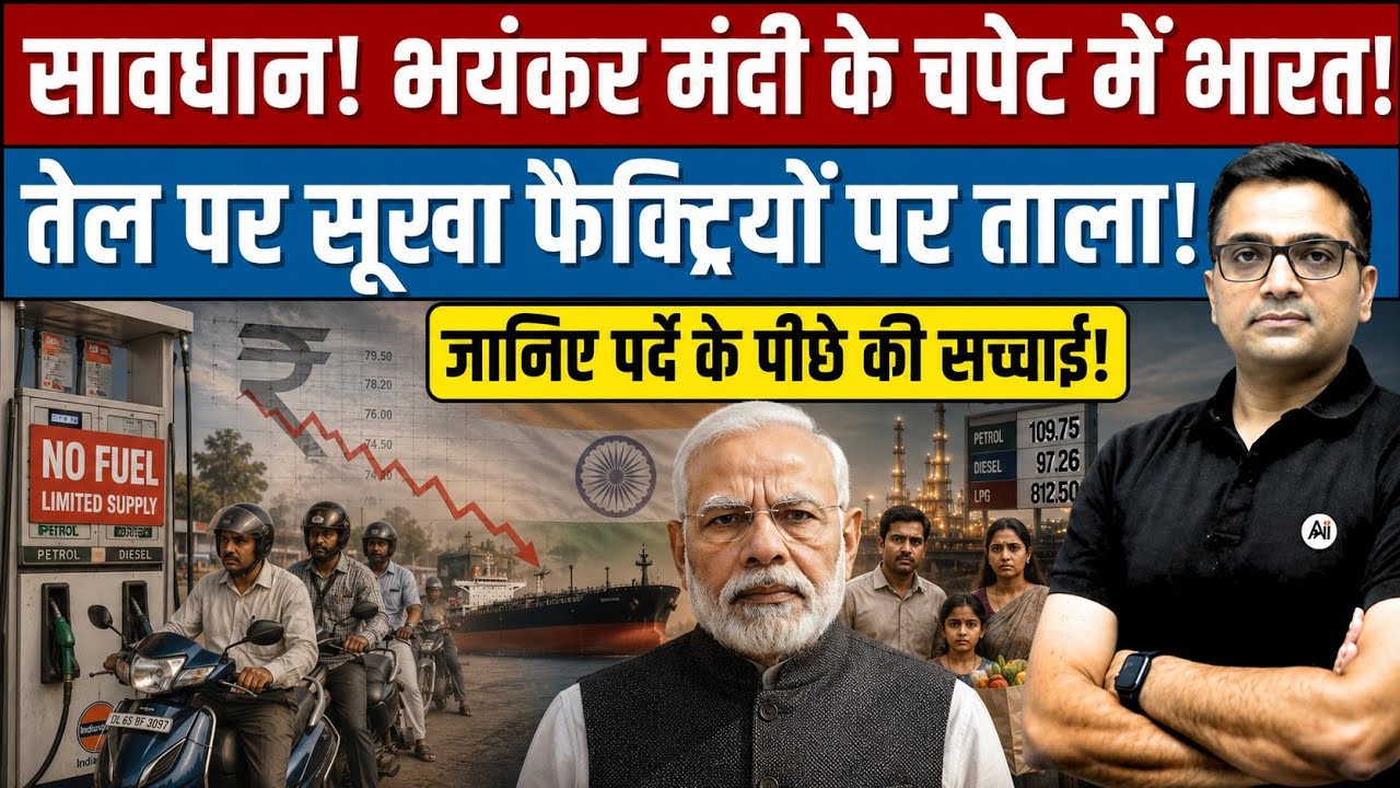 Why Economic Concerns Are Rising in India। Breaking News By Ankit Avasthi Sir।