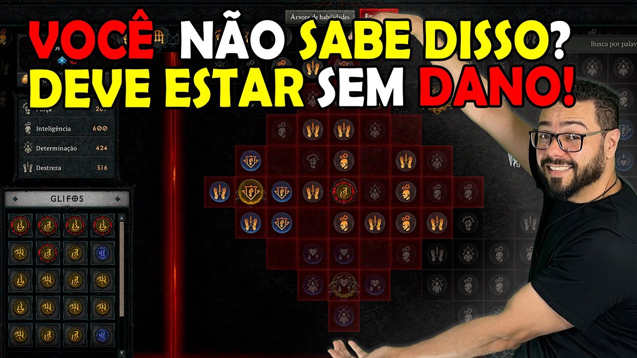 IMPOSSIVEL você AUMENTAR seu DANO sem CONHECER sobre os GLIFOS em Diablo 4.
