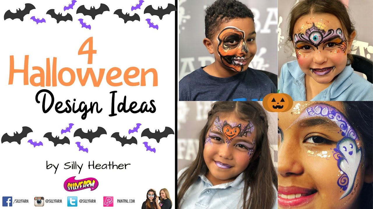 4 Halloween Face Painting Ideas