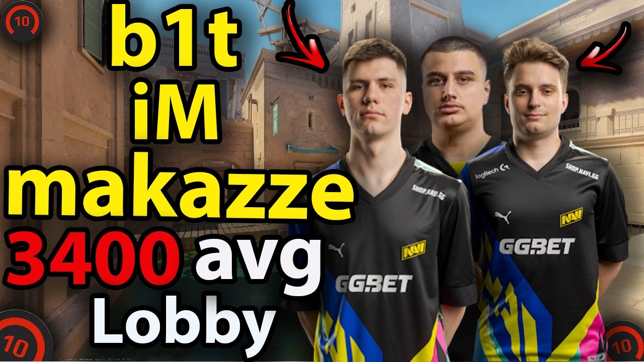 b1t, iM и makazze играют на Faceit (Анубис) 3400 средний лобби #cs2 #counterstrike2 #кс2 #dust2 #...