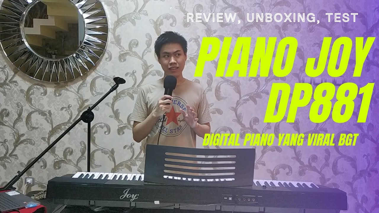 PIANO DIGITAL MURAH BANGET!!! Unboxing, Review, dan Tes Piano Joy DP881