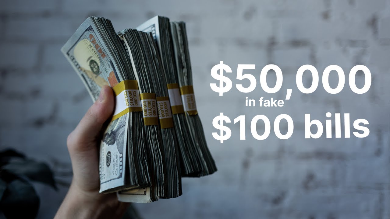 You can buy fake money on the Internet